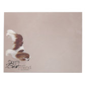 Cavalier King Charles Spaniel Notepad Notizblock (Vorderseite)