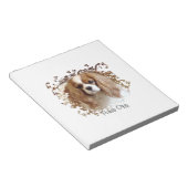 Cavalier King Charles Spaniel Notizblock (angewinkelt)