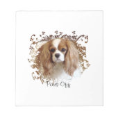 Cavalier King Charles Spaniel Notizblock (Vorderseite)