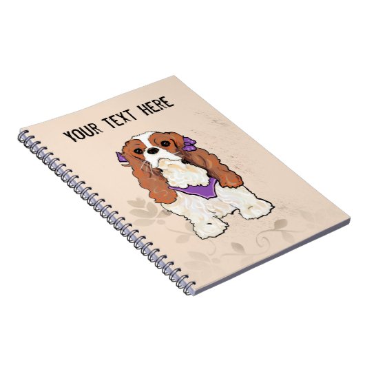 Cavalier King Charles Spaniel Notizblock (Rechte Seite)
