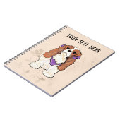 Cavalier King Charles Spaniel Notizblock (Linke Seite)