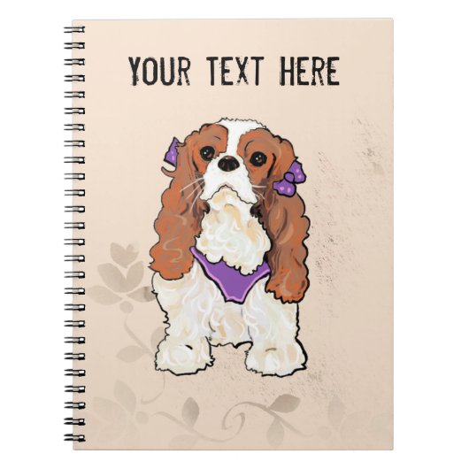 Cavalier King Charles Spaniel Notizblock (Vorderseite)