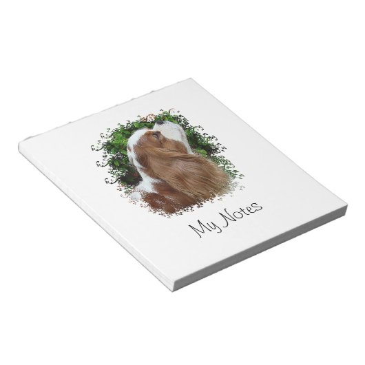 Cavalier King Charles Spaniel Notizblock (angewinkelt)