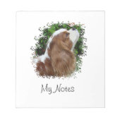 Cavalier King Charles Spaniel Notizblock (Vorderseite)