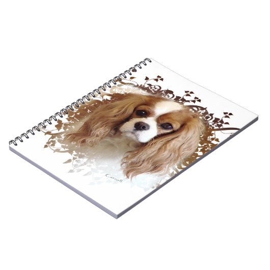 Cavalier King Charles Spaniel Notizblock (Linke Seite)
