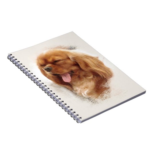 Cavalier King Charles Spaniel Notizblock (Rechte Seite)