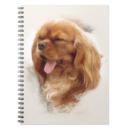 Cavalier King Charles Spaniel Notizblock (Vorderseite)