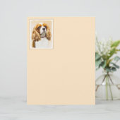 Cavalier King Charles Spaniel Original Malerei (Stehend Vorderseite)