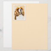 Cavalier King Charles Spaniel Original Malerei (Vorne/Hinten)