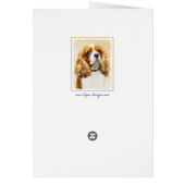 Cavalier King Charles Spaniel Original Malerei (Hinten)