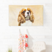 Cavalier King Charles Spaniel Original Malerei Banner (Insitu)