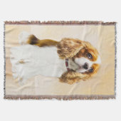 Cavalier King Charles Spaniel Original Malerei Decke (Vorderseite)