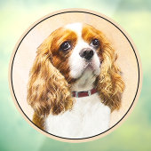 Cavalier King Charles Spaniel Original Malerei Fensteraufkleber (Blatt 3)