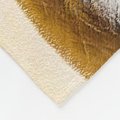 Cavalier King Charles Spaniel Original Malerei Fleecedecke (Ecke)