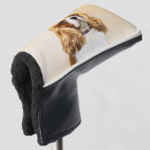 Cavalier King Charles Spaniel Original Malerei Golf Headcover (3/4 Vorderseite)