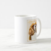 Cavalier King Charles Spaniel Original Malerei Kaffeetasse (VorderseiteRechts)