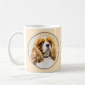 Cavalier King Charles Spaniel Original Malerei Kaffeetasse (Links)