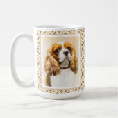 Cavalier King Charles Spaniel Original Malerei Kaffeetasse (Links)