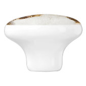 Cavalier King Charles Spaniel Original Malerei Keramikknauf (Seitenansicht)