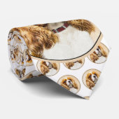 Cavalier King Charles Spaniel Original Malerei Krawatte (Gerollt)