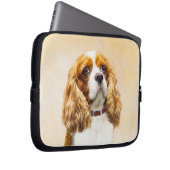 Cavalier King Charles Spaniel Original Malerei Laptopschutzhülle (Vorne Rechts)
