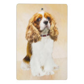 Cavalier King Charles Spaniel Original Malerei Mini Klemmbrett (Rückseite)