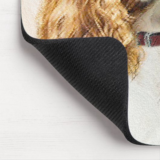 Cavalier King Charles Spaniel Original Malerei Mousepad (Ecke)