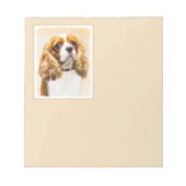 Cavalier King Charles Spaniel Original Malerei Notizblock (Vorderseite)