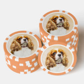 Cavalier King Charles Spaniel Original Malerei Pokerchips (Stapel)