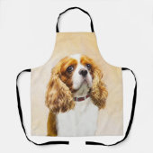 Cavalier King Charles Spaniel Original Malerei Schürze (Vorderseite)