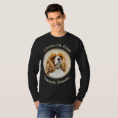 Cavalier King Charles Spaniel Original Malerei T-Shirt (Vorne ganz)
