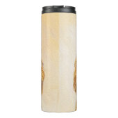 Cavalier King Charles Spaniel Original Malerei Thermosbecher (Rückseite)