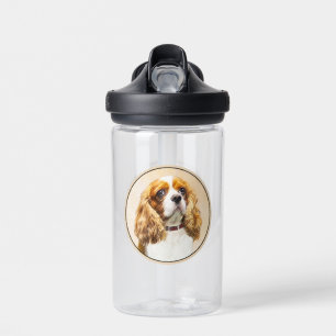 Cavalier King Charles Spaniel Original Malerei Trinkflasche