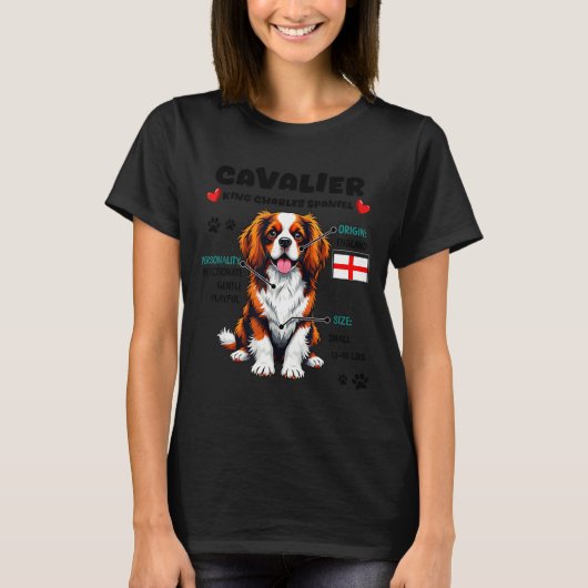 Cavalier King Charles Spaniel Owner Funny Dog Love T-Shirt (Vorderseite)