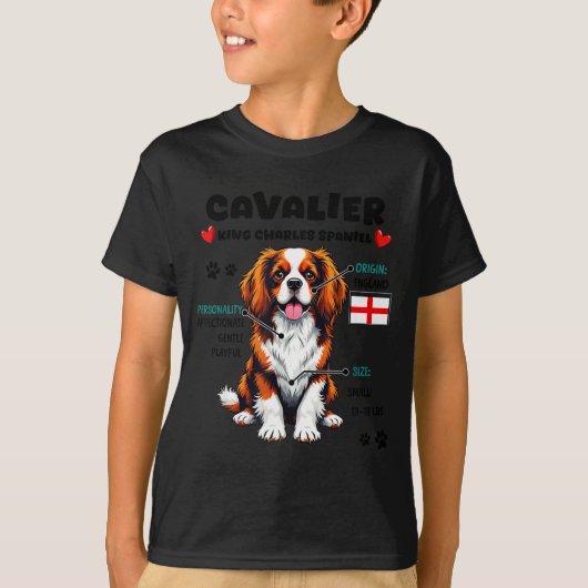Cavalier King Charles Spaniel Owner Funny Dog Love T-Shirt (Vorderseite)