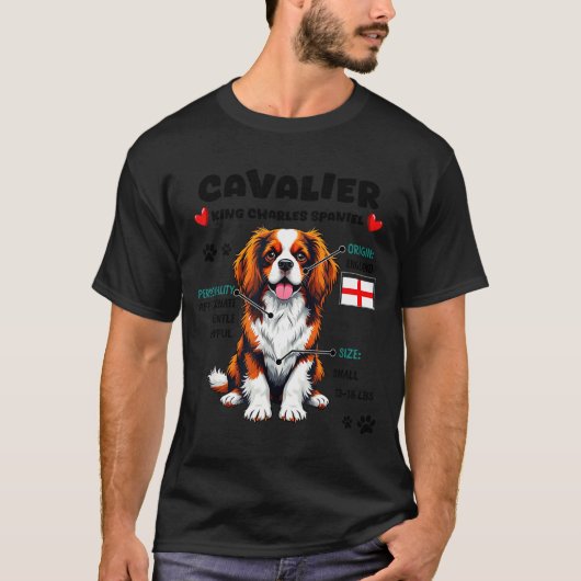 Cavalier King Charles Spaniel Owner Funny Dog Love T-Shirt (Vorderseite)