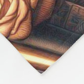 Cavalier King Charles Spaniel Painting Fleecedecke (Ecke)