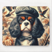 Cavalier King Charles Spaniel Painting Mousepad (Vorne)
