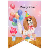 Cavalier King Charles Spaniel Party Banner (Erste Fahne)