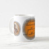 Cavalier King Charles Spaniel Pastel Orange Custom Kaffeetasse (Vorderseite Links)