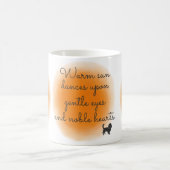 Cavalier King Charles Spaniel Pastell Orange Custo Kaffeetasse (Mittel)