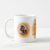 Cavalier King Charles Spaniel Pastell Orange Custo Kaffeetasse (Links)