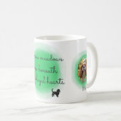Cavalier King Charles Spaniel Pastellgrün Maßgesch Kaffeetasse (VorderseiteRechts)