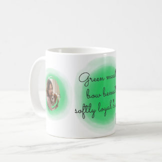 Cavalier King Charles Spaniel Pastellgrün Maßgesch Kaffeetasse