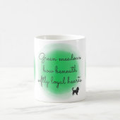 Cavalier King Charles Spaniel Pastellgrün Maßgesch Kaffeetasse (Mittel)