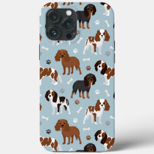 Cavalier King Charles Spaniel Paws and Bones Case-Mate iPhone Hülle