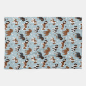 Cavalier King Charles Spaniel Paws and Bones Geschirrtuch (Horizontal)