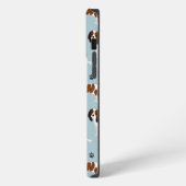 Cavalier King Charles Spaniel Paws and Bones iPhone Hülle (Linke Seite)