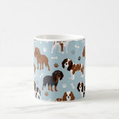 Cavalier King Charles Spaniel Paws and Bones Kaffeetasse (Mittel)