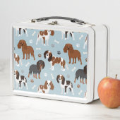 Cavalier King Charles Spaniel Paws and Bones Metall Brotdose (Beispiel)